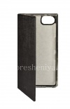 Photo 3 — चमड़ा प्रकरण क्षैतिज BlackBerry KEYone के लिए विली फोलियो खोलने, काला