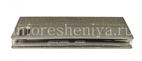 Photogallery for Isikhumba Case nendawo kokuvula Vili Folio ngoba BlackBerry KEYone, grey product