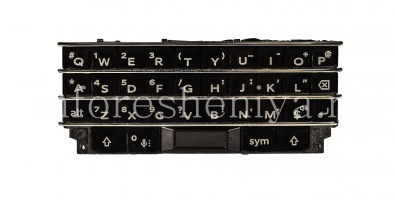 Die ursprüngliche englische Tastatureinheit mit dem Brett, das Sensorelement und ein Fingerabdruck-Scanner für BlackBerry Keyone, Schwarz, QWERTY