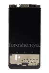 LCD screen + touchscreen + bezel for BlackBerry KEYone, Metallic