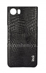 Feste Kunststoffabdeckung, Abdeckung für IMAK Krokodil BlackBerry Keyone, schwarz