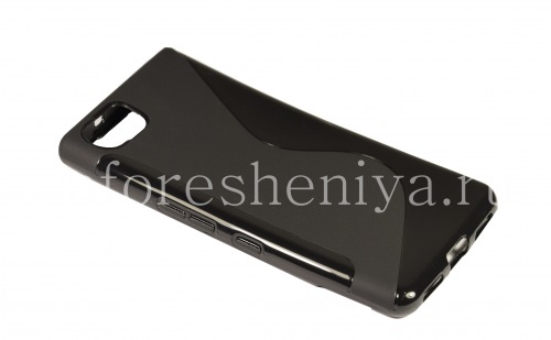 Photogallery for ठोस सरल BlackBerry KEYone के लिए सिलिकॉन प्रकरण, काला product