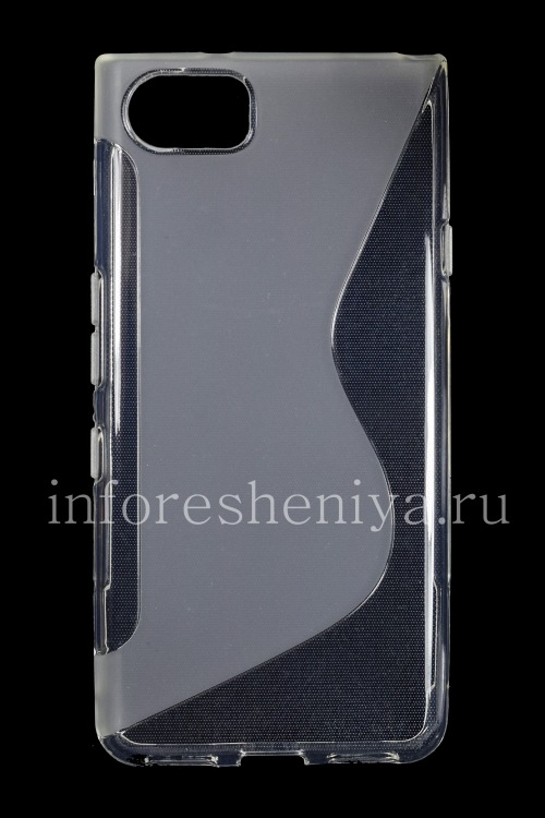 Photogallery for ठोस सरल BlackBerry KEYone के लिए सिलिकॉन प्रकरण, पारदर्शक product