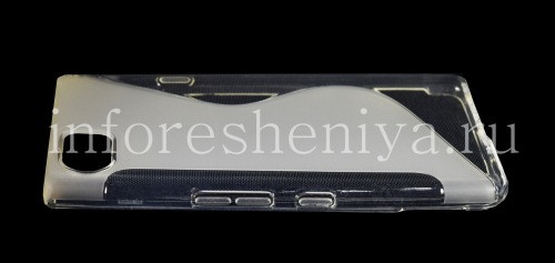 Photogallery for ठोस सरल BlackBerry KEYone के लिए सिलिकॉन प्रकरण, पारदर्शक product