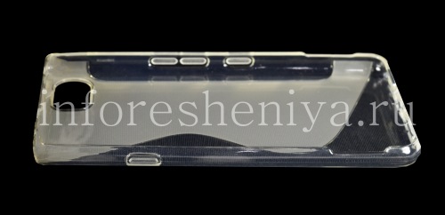 Photogallery for ठोस सरल BlackBerry KEYone के लिए सिलिकॉन प्रकरण, पारदर्शक product
