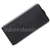 Photo 1 — Etui en cuir pour l'ouverture verticale BlackBerry KEYONE, noir
