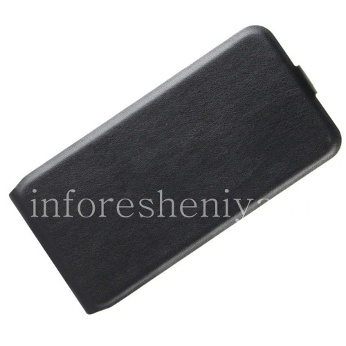 Photogallery for Kulit kasus untuk vertikal membuka BlackBerry KEYone, hitam product