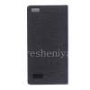 Photo 6 — Leather Case pembukaan horisontal "Kayu" untuk BlackBerry Leap, hitam