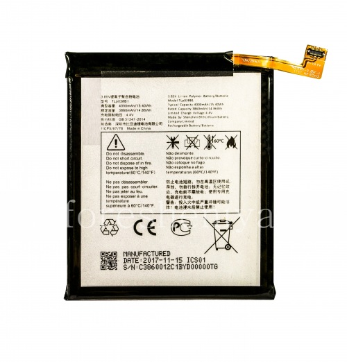 Photogallery for البطارية الأصلية TLp038B1 لـ BlackBerry Motion product