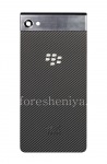 Original back cover assembly for BlackBerry Motion, Carbon