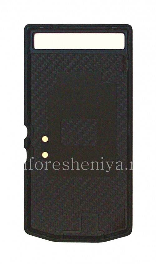 Photogallery for ブラックベリーP&#39;9982ポルシェデザインのためのオリジナルバックカバー, ブラック（黒） product