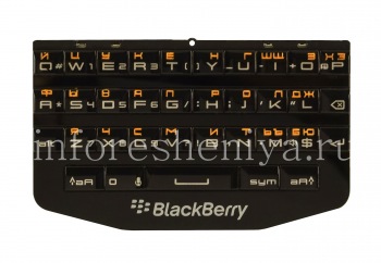perakitan Keyboard Rusia dengan papan untuk BlackBerry P\