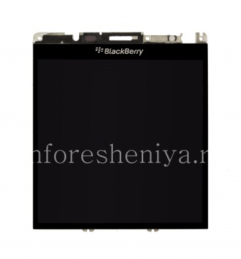 شاشة LCD + شاشة تعمل باللمس (لمس) + تجميع قاعدة لBlackBerry Passport النسخة الفضية