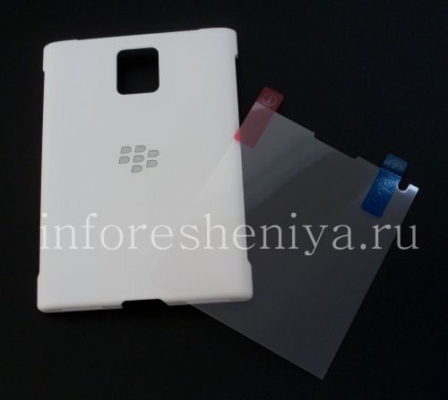Photogallery for Penutup plastik asli, menutupi Hard Shell Case untuk BlackBerry Passport, Putih (white) product