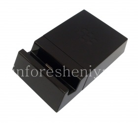 Asli charger desktop "Kaca" Sync Pod untuk BlackBerry Passport, hitam