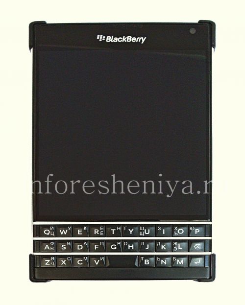 Photogallery for 原皮皮革的Flex壳牌案例BlackBerry Passport, 黑（黑） product