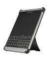 Photo 3 — Asli Kulit Kulit Flex Shell Case untuk BlackBerry Passport, Hitam (Black), untuk edisi Perak