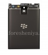 Photo 1 — BlackBerry Passportの元の背面カバー・アセンブリー, マットブラック（黒）
