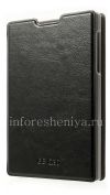 Photo 1 — Horizontal Ledertasche mit Öffnungsfunktion Tagebuch steht für Blackberry Passport, schwarz