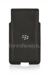 Photo 1 — 原装皮套口袋皮革口袋BlackBerry Priv, 黑（黑）