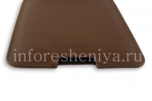 Photogallery for Original Leather Case-pocket Leather Pocket for BlackBerry Priv, Tan product