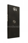 Photo 4 — penutup belakang asli dengan dukungan untuk Qi BlackBerry Priv, Hitam Karbon (Carbon Black)