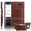 Photo 1 — Housse en cuir, couverture pour BlackBerry Priv, brun
