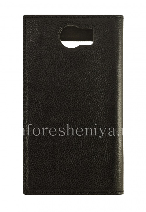 Photogallery for BlackBerry Priv জন্য একটি খোলার ঢাকনা দিয়ে স্বাক্ষর চামড়া কেস SIKAI, কালো, বড় জমিন product