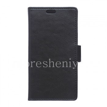 Horizontal Leather Case with opening function supports for BlackBerry Priv