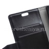 Photo 3 — Horizontal Ledertasche mit Öffnungsfunktion unterstützt für Blackberry Priv, schwarz