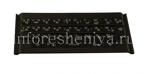 Photogallery for titular de teclado ruso para BlackBerry Priv (grabado), negro product