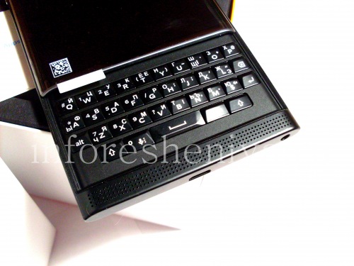 Photogallery for titular de teclado ruso para BlackBerry Priv (grabado), negro product