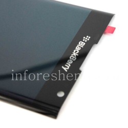 Layar LCD + layar sentuh untuk BlackBerry Priv, hitam