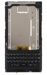 Middle part of housing in the fully assembled with a keyboard, a speaker, a microphone and a loop side buttons for BlackBerry Priv, The black