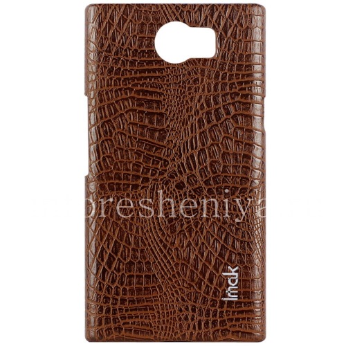 Photogallery for फर्म प्लास्टिक कवर, IMAK मगरमच्छ BlackBerry Priv के लिए कवर, भूरा product