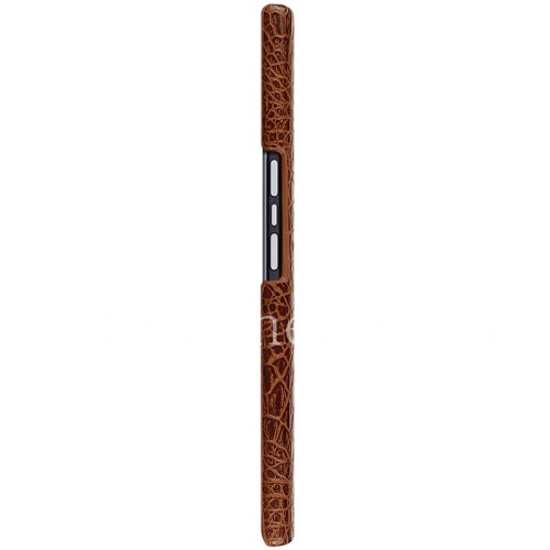 Photogallery for फर्म प्लास्टिक कवर, IMAK मगरमच्छ BlackBerry Priv के लिए कवर, भूरा product
