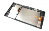 Photo 2 — Screen LCD + touch screen (Touchscreen) + base assembly for BlackBerry Z3, The black