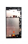 Photo 3 — Screen LCD + touch screen (Touchscreen) + base assembly for BlackBerry Z3, The black