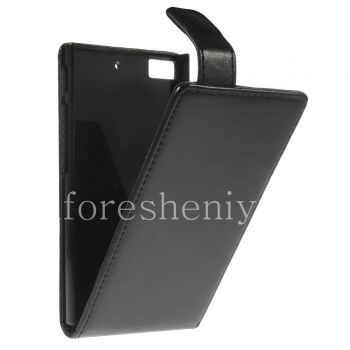 Leather Case with vertical opening cover for BlackBerry Z3