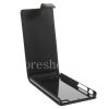 Photo 2 — Leather Case with vertical opening cover for BlackBerry Z3, Black, fine texture