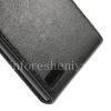 Photo 5 — Leather Case with vertical opening cover for BlackBerry Z3, Black, fine texture