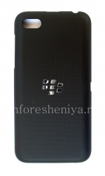 Original ikhava yangemuva for BlackBerry Z5, Black embossed (Black Relief)