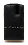 Photo 2 — Isikhumba icala isembozo ukuvulwa mpo ngoba BlackBerry 8300 / 8310/8320 Ijika, Black, ukuthungwa emihle