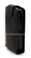 Photo 4 — Isikhumba icala isembozo ukuvulwa mpo ngoba BlackBerry 8300 / 8310/8320 Ijika, Black, ukuthungwa emihle