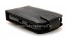 Photo 7 — Isikhumba icala isembozo ukuvulwa mpo ngoba BlackBerry 8300 / 8310/8320 Ijika, Black, ukuthungwa emihle