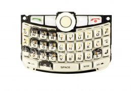 BlackBerry 8300 / 8310/8320 কার্ভ জন্য রাশিয়ান কীবোর্ড সমাবেশ (খোদাই), ধূসর