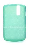 Photo 1 — Silicone Case dikemas dengan pola "Rings" untuk BlackBerry 8300 / 8310/8320 Curve, biru