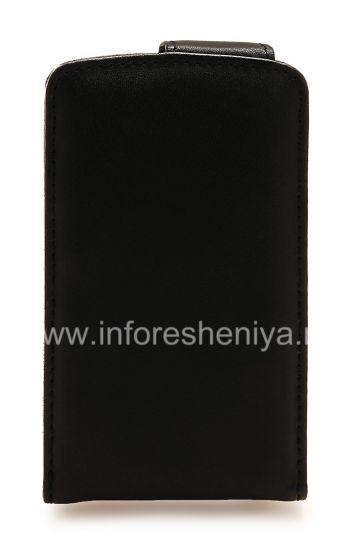 Signature Leather Case mit vertikalen Öffnungsabdeckung Doormoon für Blackberry Curve 8300/8310/8320