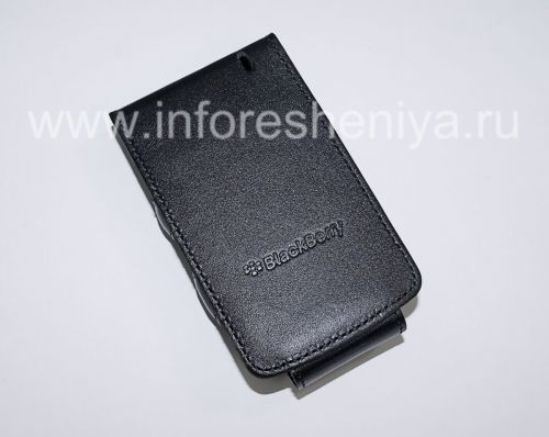 Photogallery for Kasus kulit asli membuka Kasus Dompet vertikal untuk BlackBerry 8300 / 8310/8320 Curve, Black (hitam) product