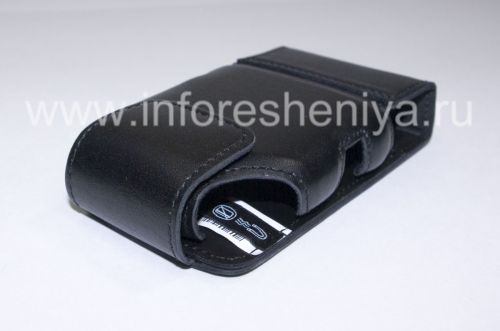 Photogallery for Kasus kulit asli membuka Kasus Dompet vertikal untuk BlackBerry 8300 / 8310/8320 Curve, Black (hitam) product